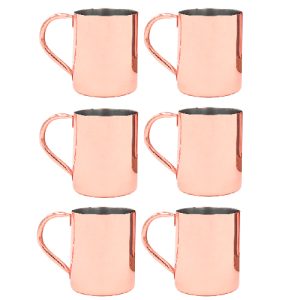 Pack Mugs Cobre, ideal para moscow mule