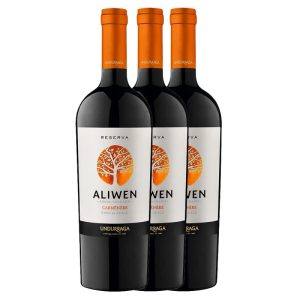 3x Undurraga Aliwen Reserva Carmenere, 750cc