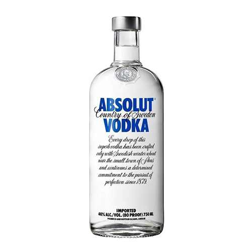 Vodka Absolut, ideal para hacer un cóctel