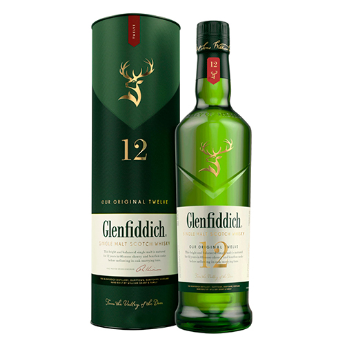 Glenfiddich Whisky Single Malt, perfecto como bajativo