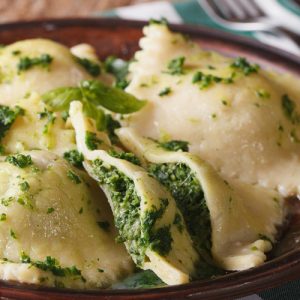 pasta rellena / Ravioles