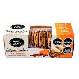 Galletas Artisan Crackers Semillas de Dátiles & Damascos. ¡Son riquísimas!