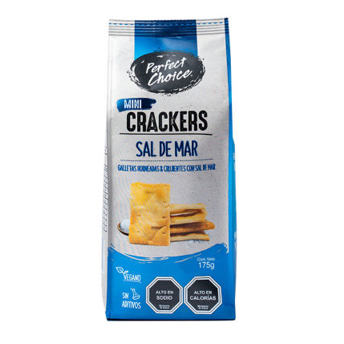 Galletas Mini Crackers Sal de Mar una galletas exquisitas con un sabor único ¡Pruébalas en tus aperitivos! Encuentra más variedades de galletas en aperitivo.cl