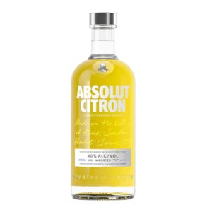 Descubre el sabor fresco y cítrico de nuestro Vodka Citron de 40° 750cc Absolut.