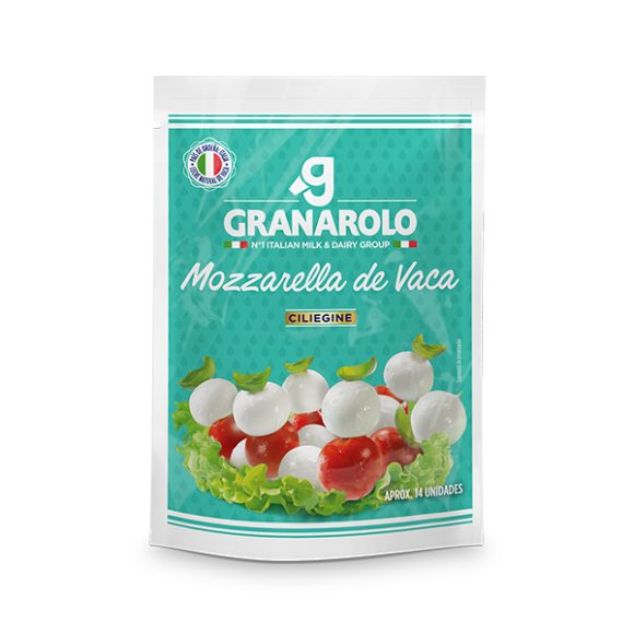 El Queso Mozzarella de Vaca Mini de Granarolo es ideal para aquellos que buscan quesos de sabor suave y que entreguen textura a sus preparaciones.