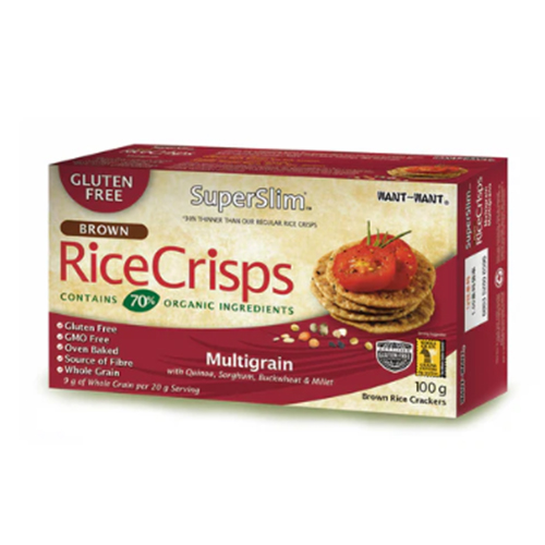 Rice Crisps Multigrano es el snack que reinventa el sabor! Hechas con arroz integral y un combo de granos como quínoa y sésamo