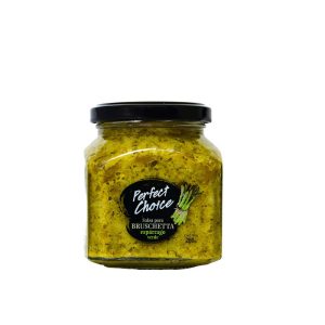 Bruschetta de Esparrago verde, una salsa untable donde podrás sentir y ver los trocitos de este exquisito vegetal. ¡Es ideal para untar en galletas o tostadas!
