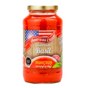 Salsa de Tomate con Albahaca, American Classic, 680 g