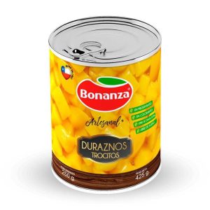 Duraznos en trocitos, Bonanza, 425 g