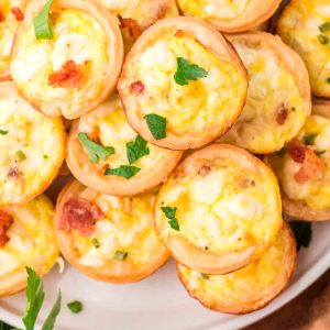 Mini Quiches Espinacas con Tocino, Tony Gallo, 12 un