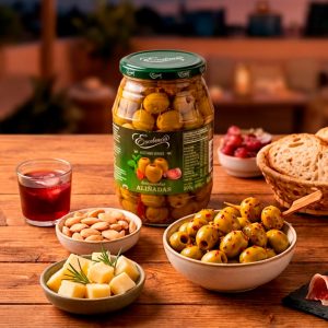 Aceitunas Verdes Deshuesadas Aliñadas, 800 g